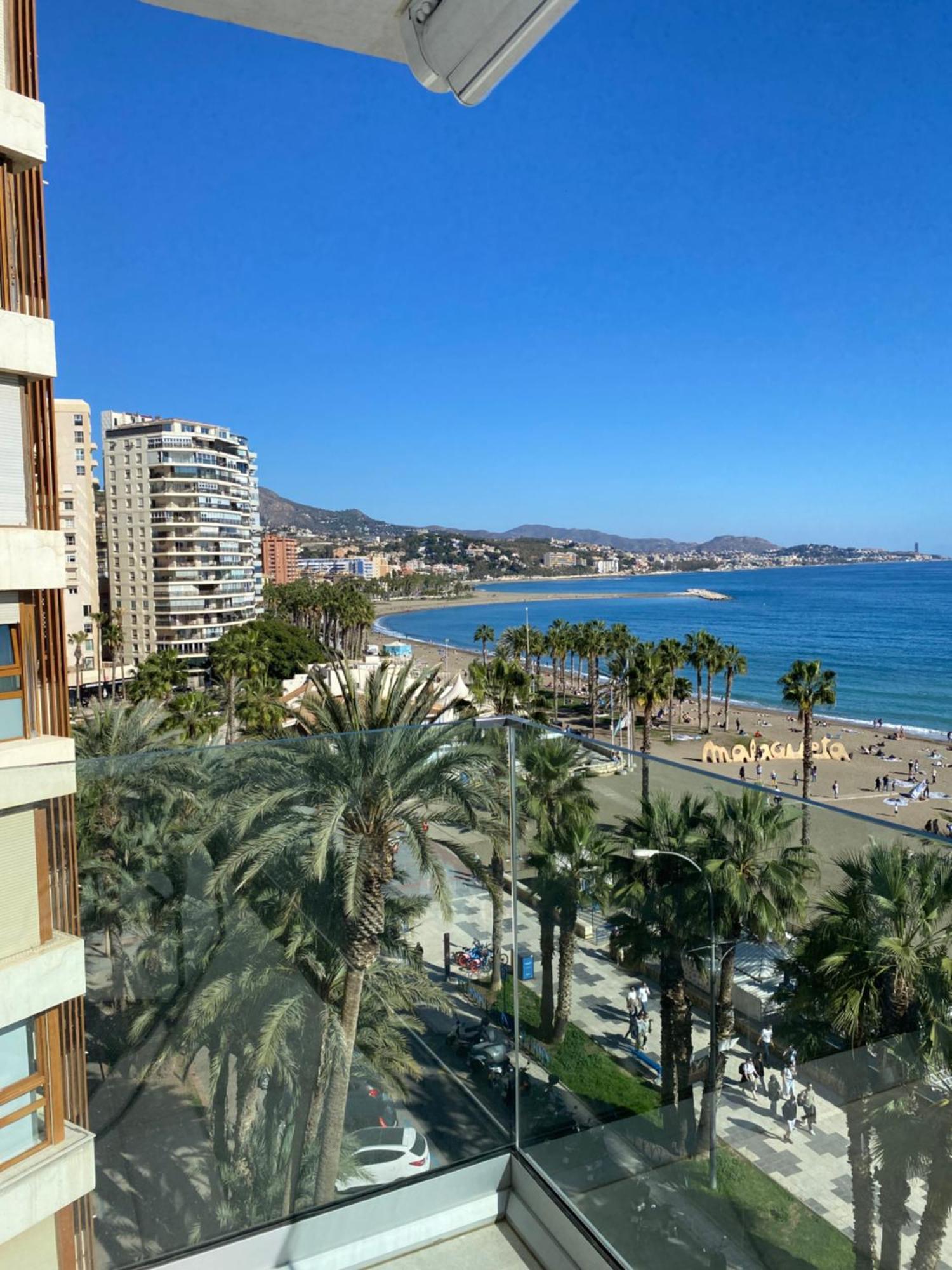 Apartamento Con Terraza Vista Al Mar Malagueta Malaga Zewnętrze zdjęcie